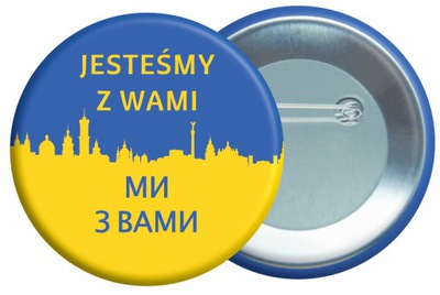 Przypinka jesteśmy z wami